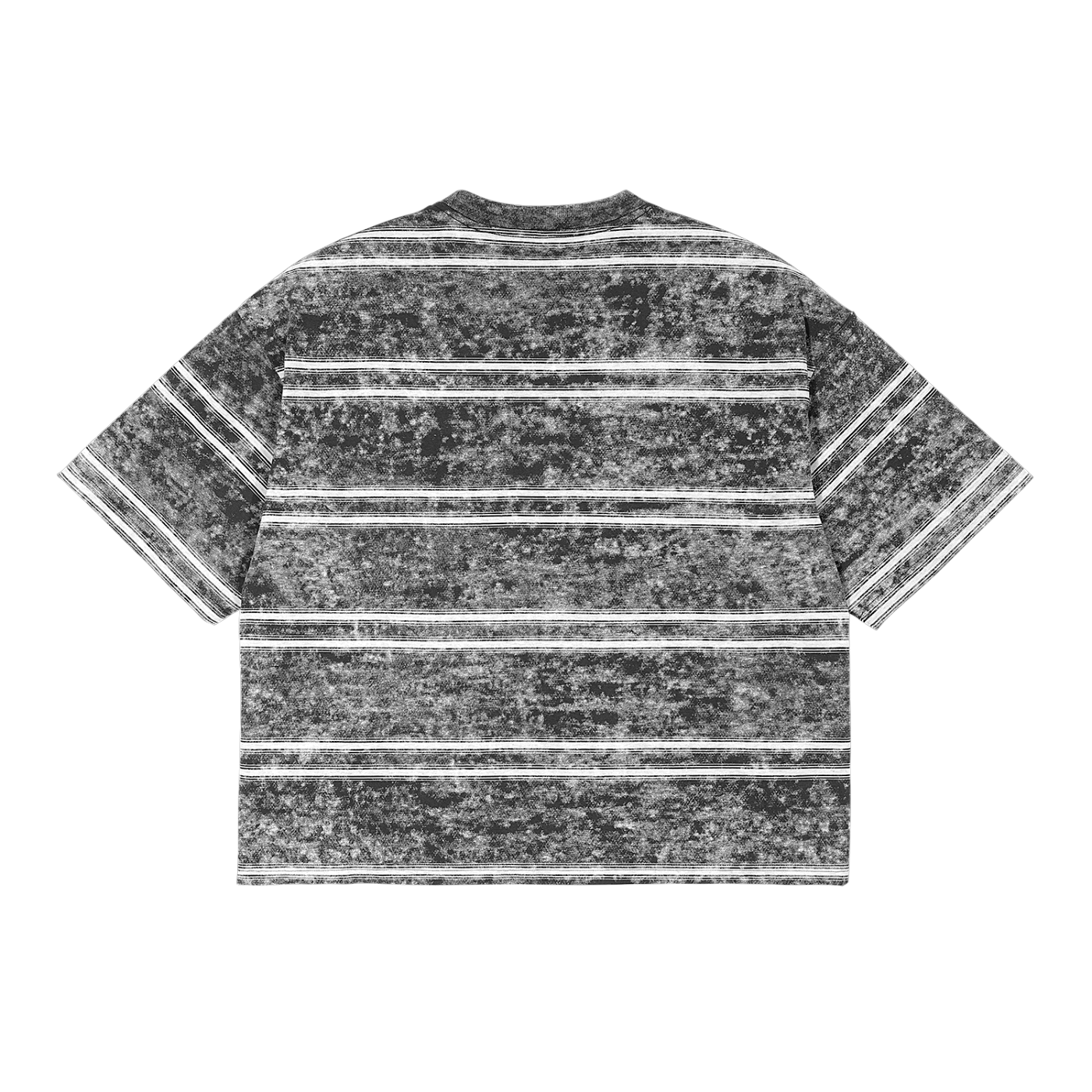 I Was Taken Away: Snow Washed Stripe Boxy T-shirt