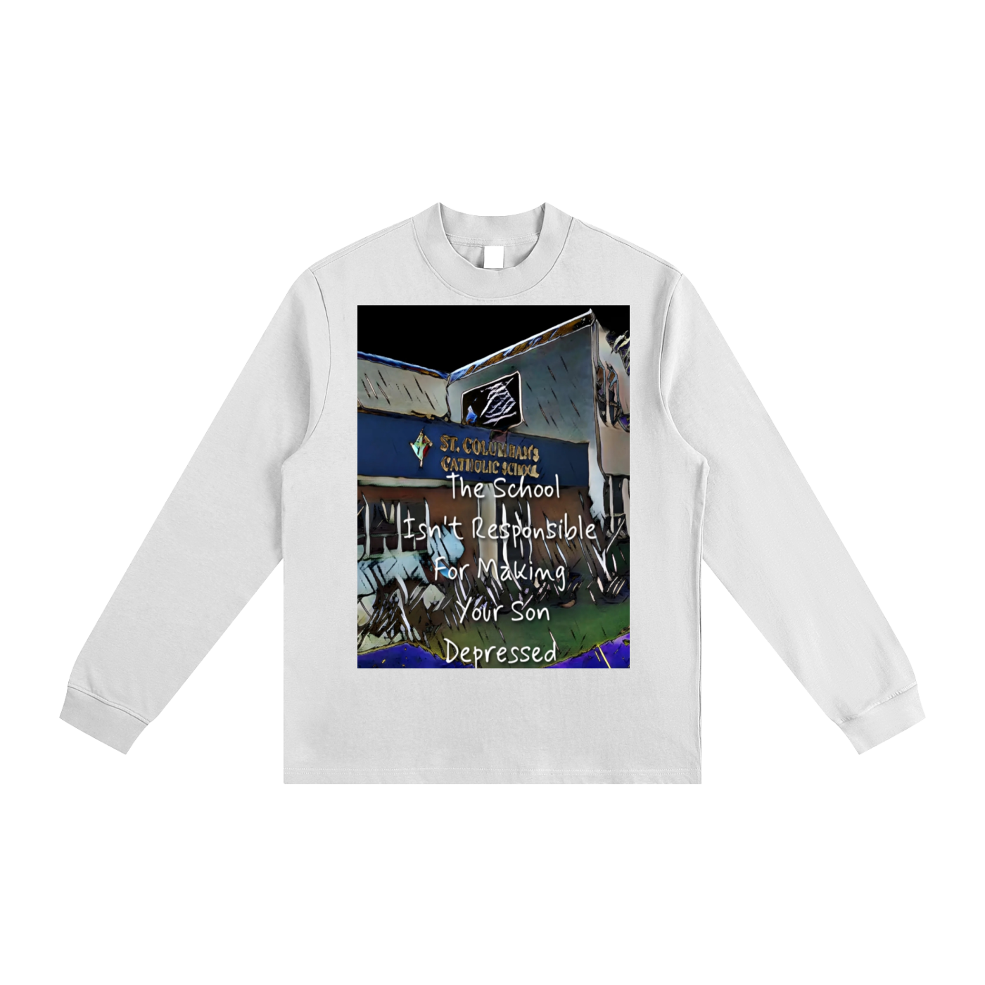 Not Responsible : Essential Non-Shrink Mock Neck Sweatshirt
