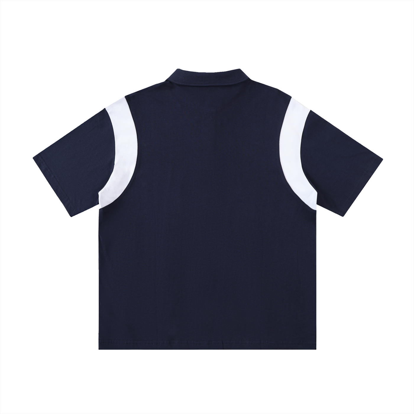 A City Refused To Fall - Contrast Panel Cotton Polo Shirt