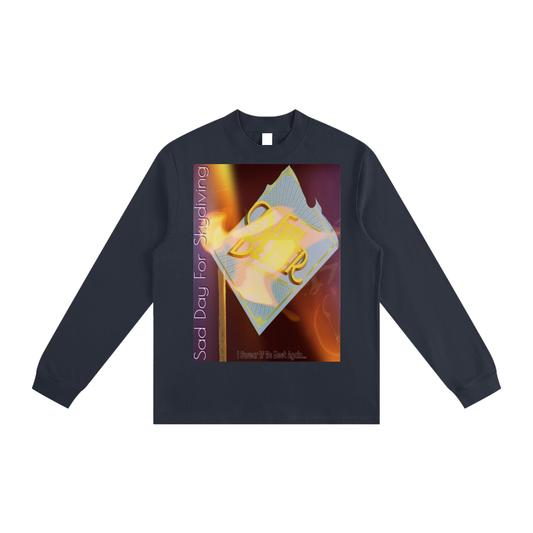 Everything Can Burn: Essential Non-Shrink Mock Neck Sweatshirt