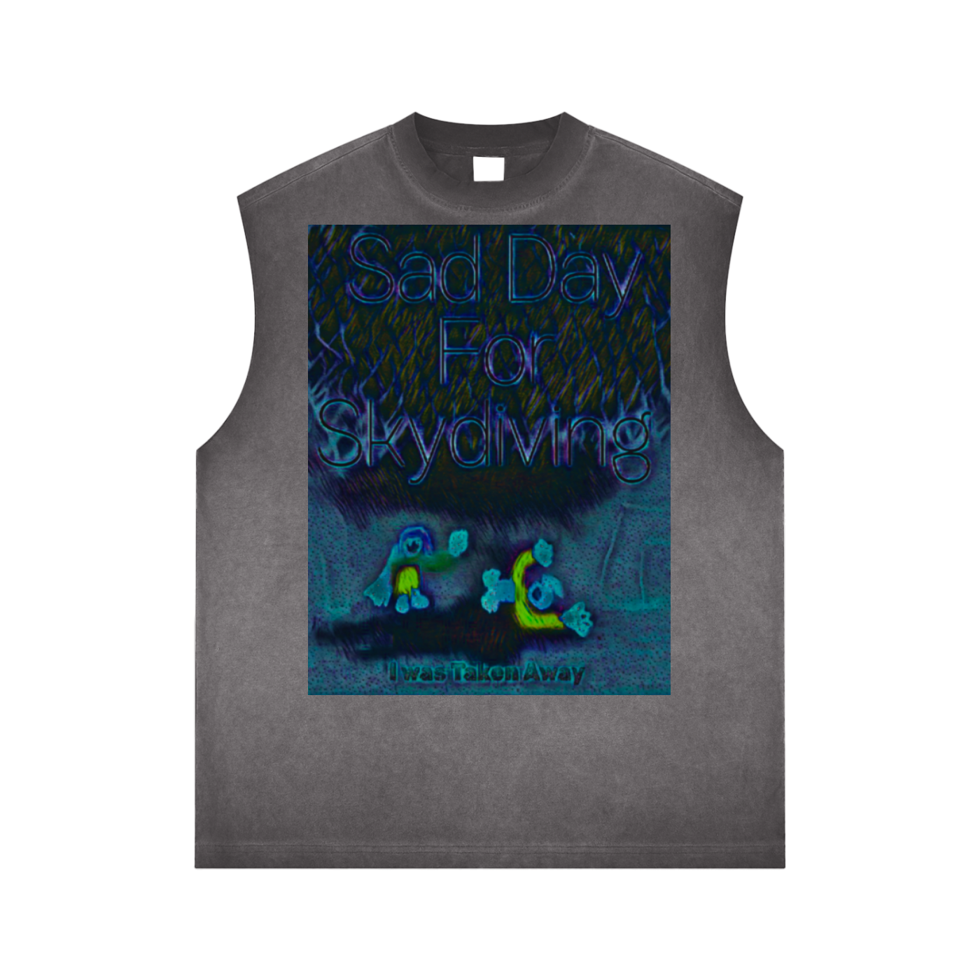 I Was Taken Away: Reverse Washed Tank Top