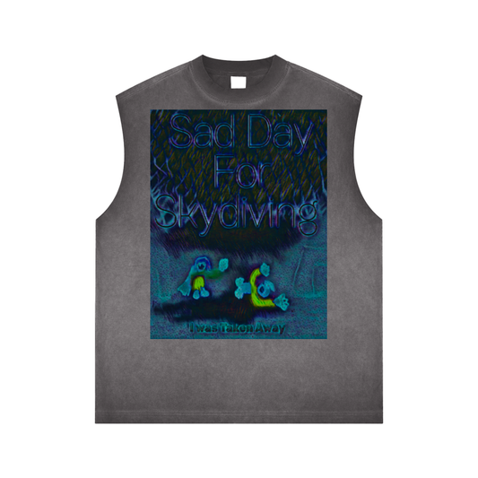 I Was Taken Away: Reverse Washed Tank Top