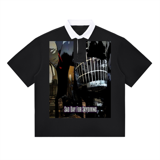 SDFSD Anime Inspired - Essential Contrast Polo Shirt