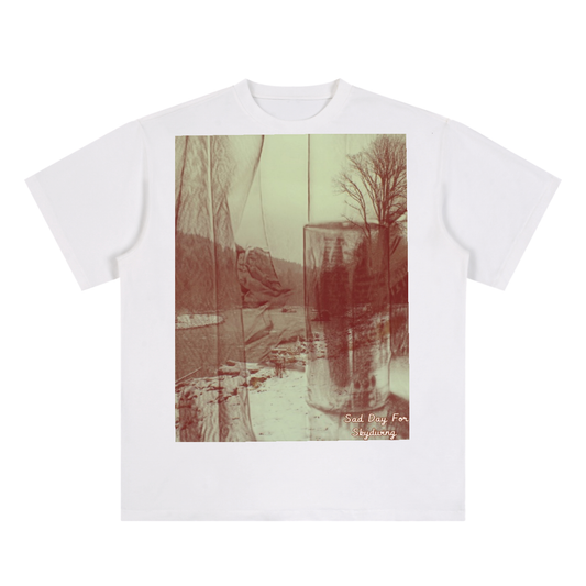 Veils Over a Quiet Winter- Cotton T-Shirt