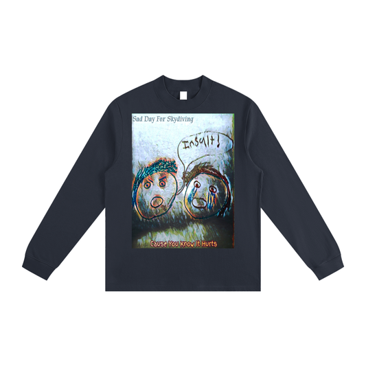 You Know It Hurts: Essential Non-Shrink Mock Neck Sweatshirt