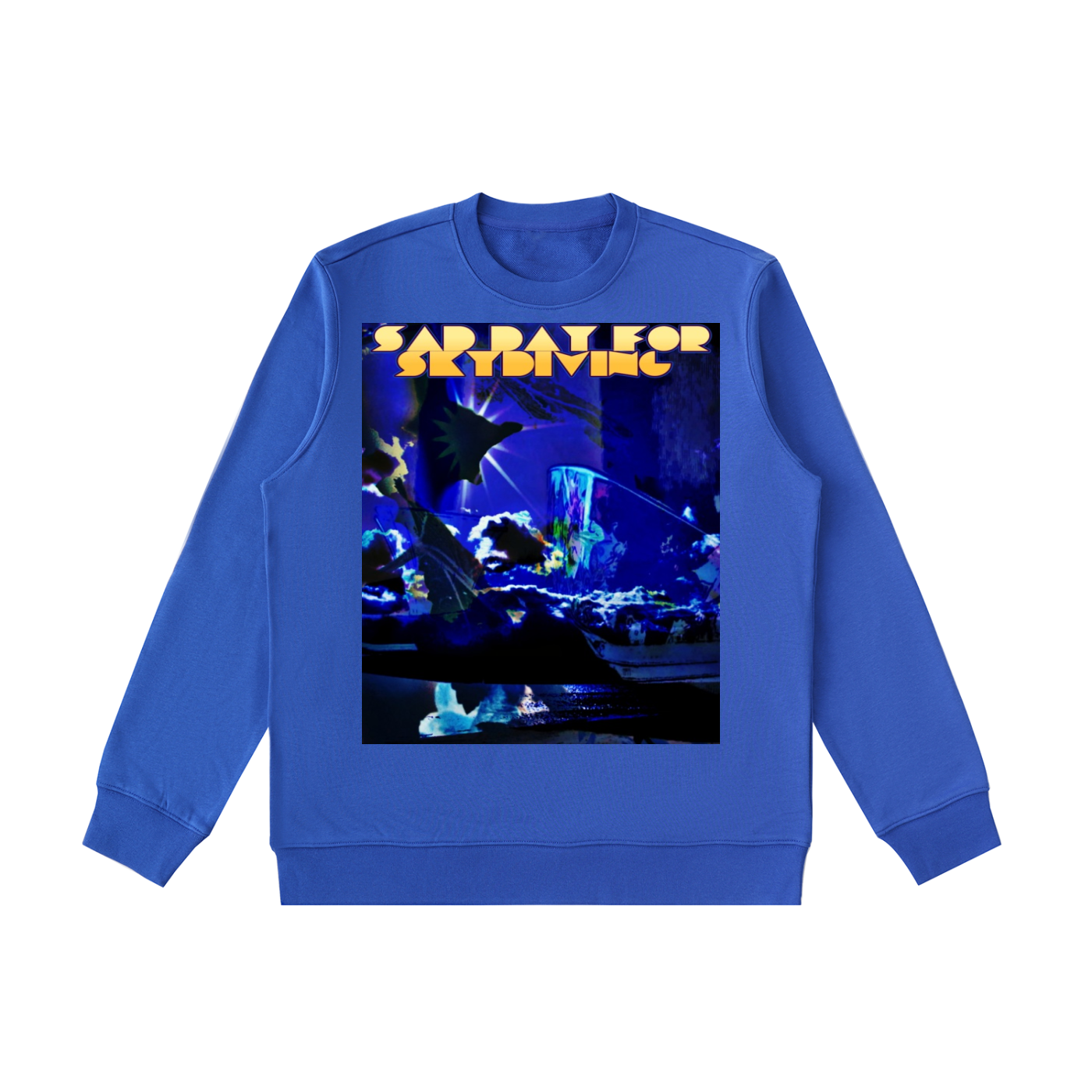 The Night Refused Descent- Essential Heavyweight Crewneck  Sweatshirt