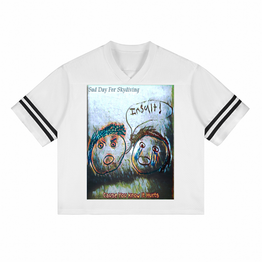 You Know It Hurts: Taped Mesh T-Shirt