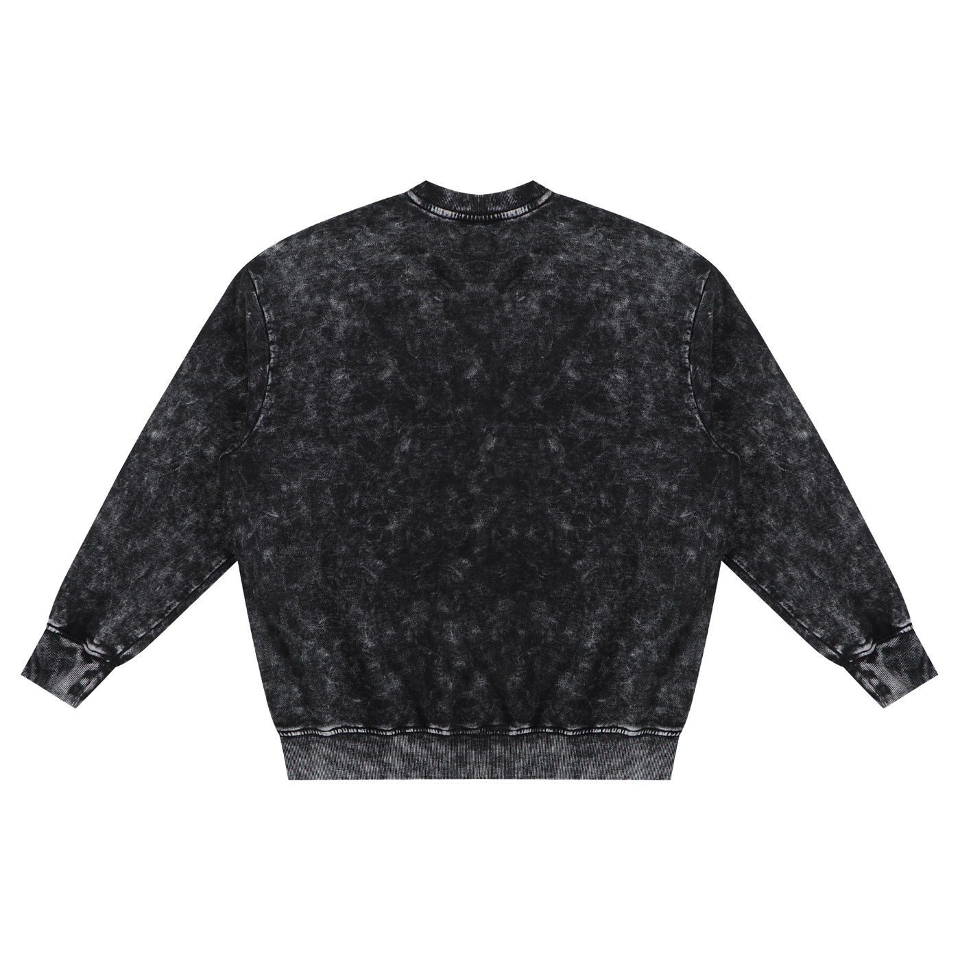 It’s Hard: Snow Washed Hand-Frayed Sweatshirt