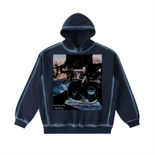 SDFSD: The Fall Was At Home Sunfaded Edge Fleece Hoodie