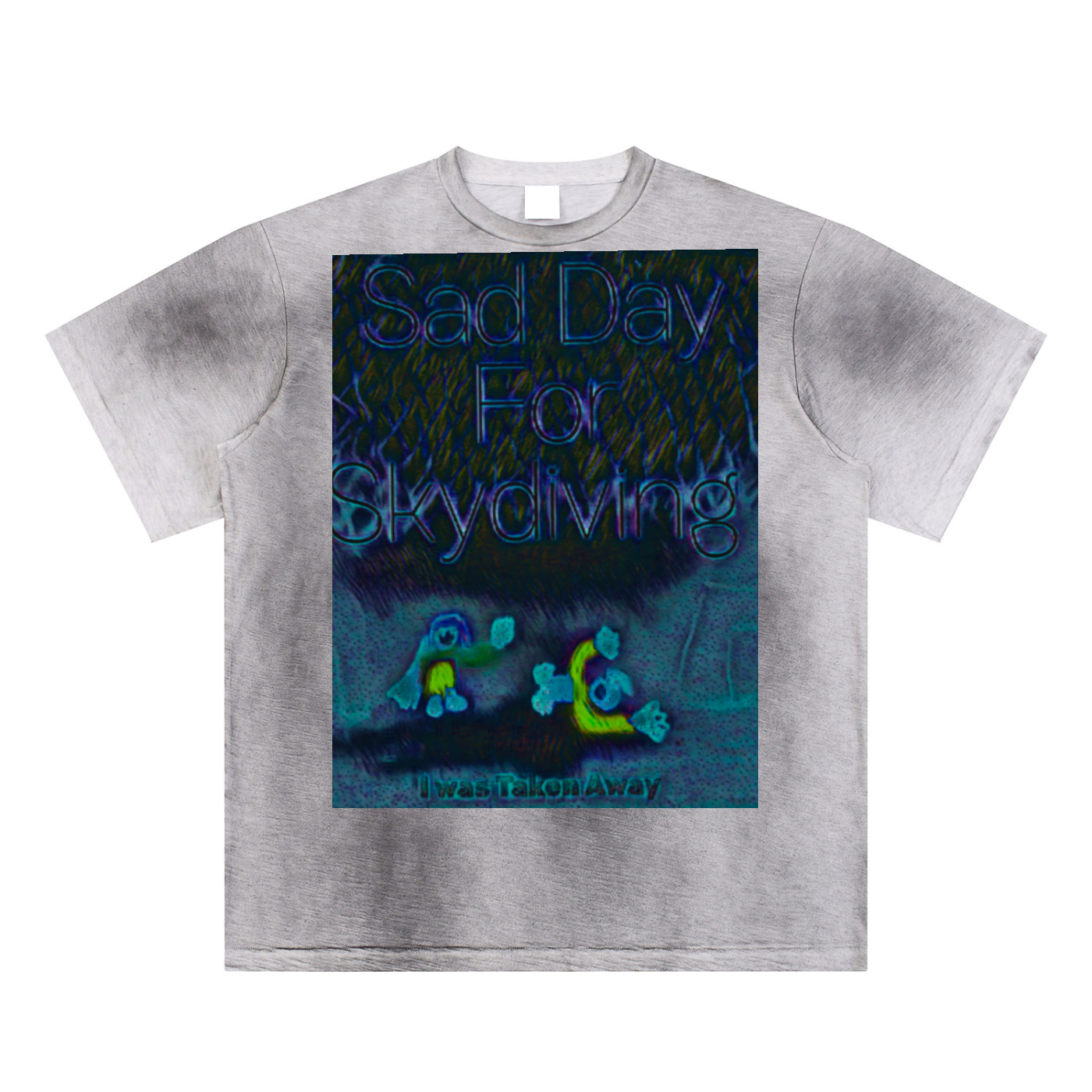 I Was Taken Away: Sun Fade Hand-Painted T-Shirt