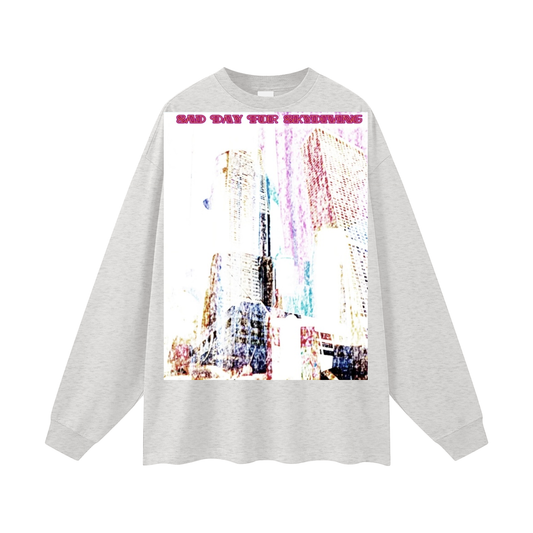 SDFSD: Too Bright To Fall Oversized Unisex Long Sleeve T-Shirt