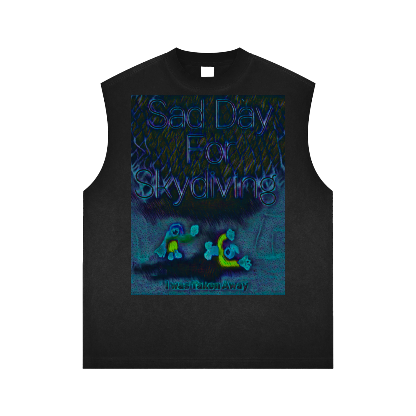 I Was Taken Away: Reverse Washed Tank Top