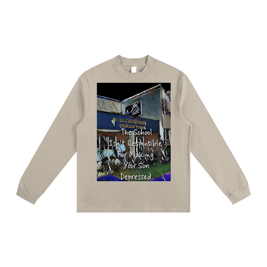 Not Responsible : Essential Non-Shrink Mock Neck Sweatshirt