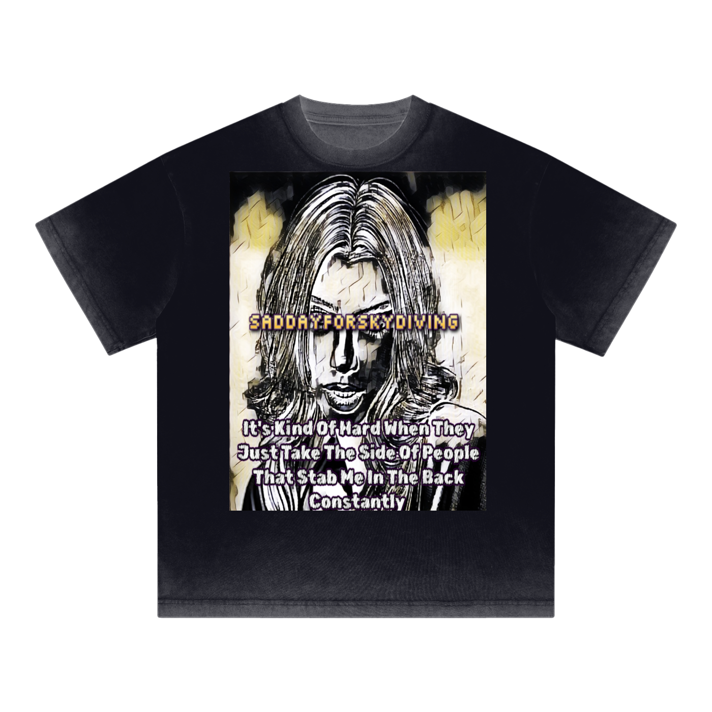 Its Hard: Reverse Dyed T-shirt